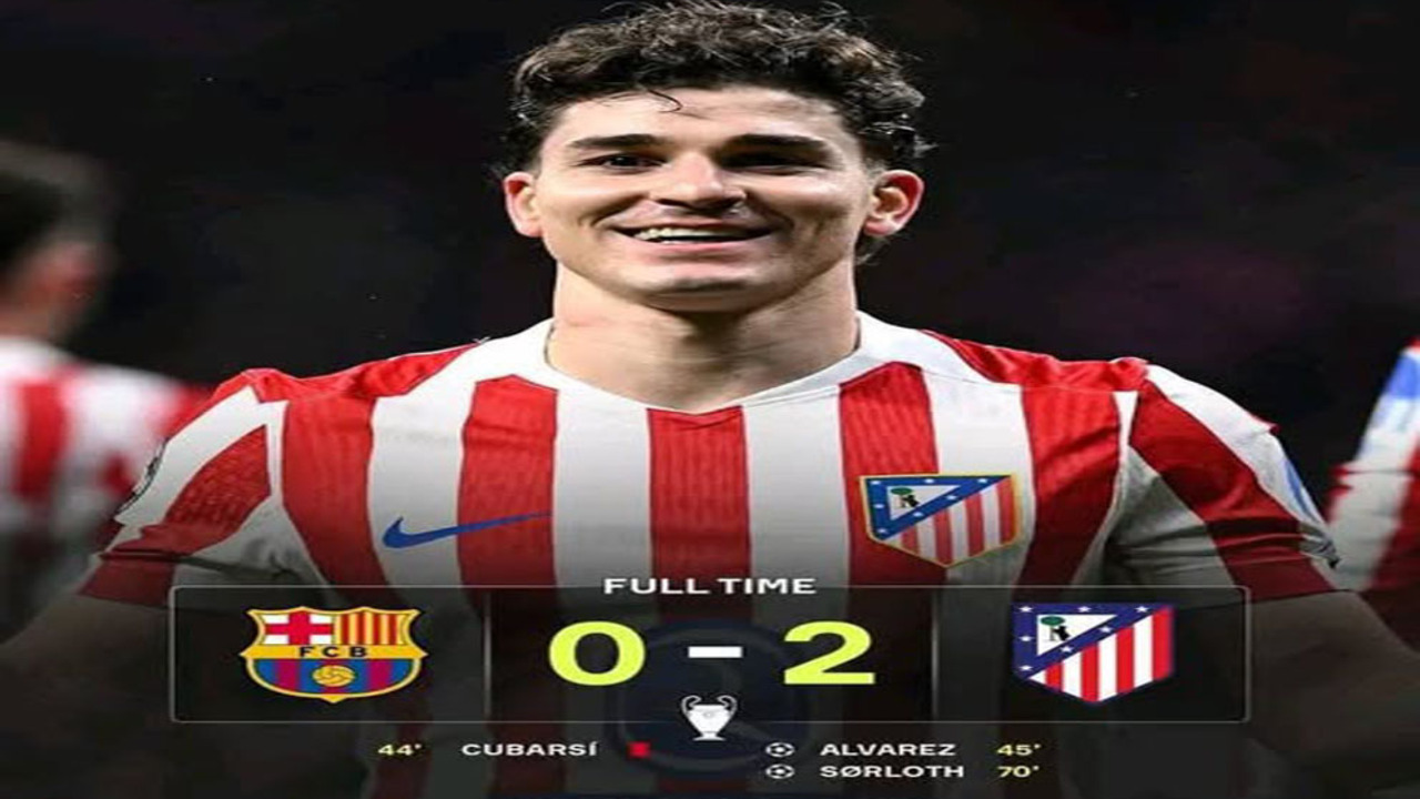 Hasil Liga Champions: Barcelona Dipermalukan Atletico Madrid 0-2.