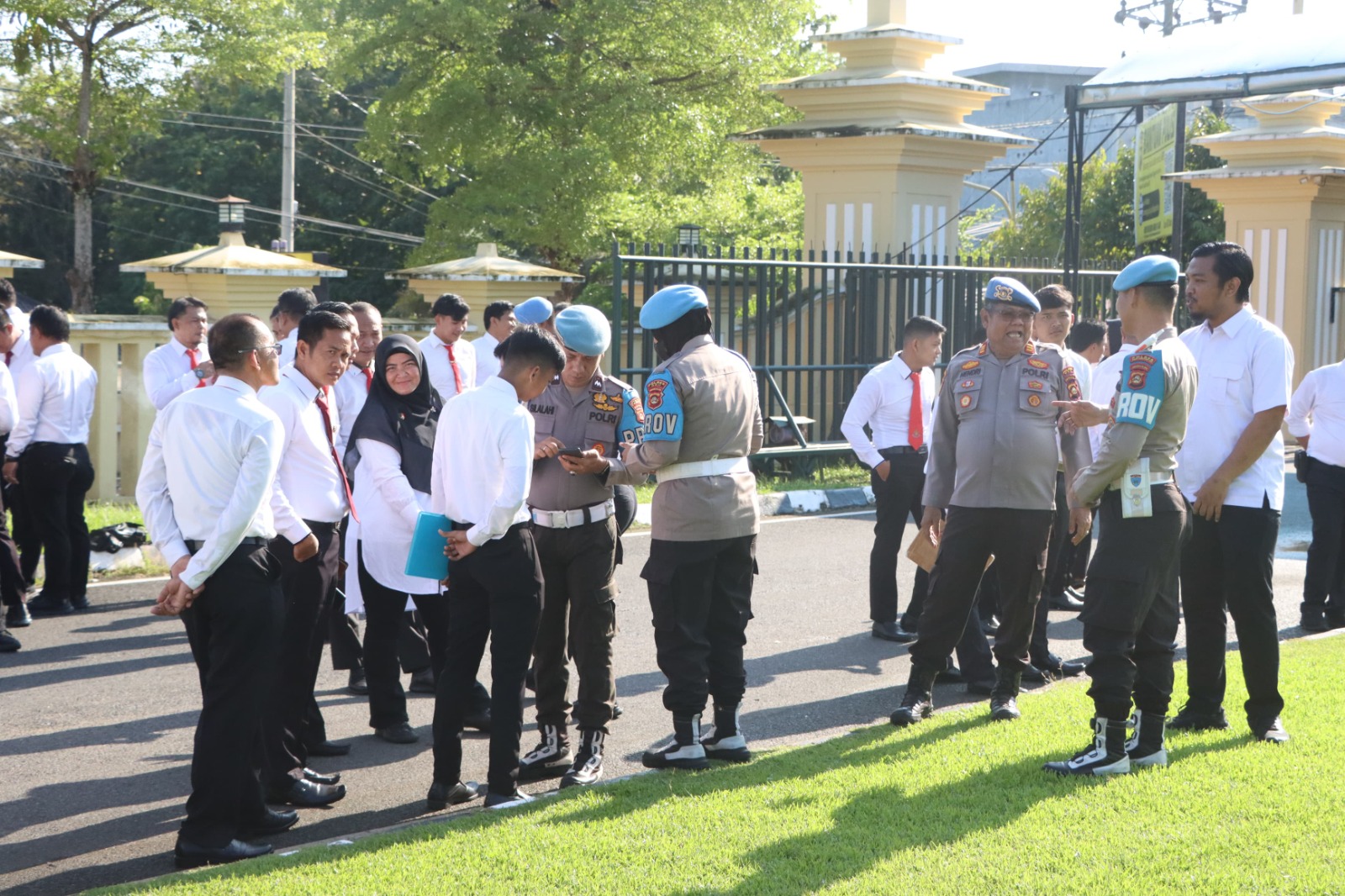 Ratusan Ponsel Milik Personil Polres OKU Diperiksa Mendadak