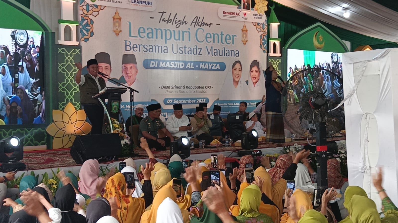 Isi Ceramah Tabliqh Akbar di Masjid Al-Hayza OKI, Ustadz Maulana Disambut Antusias Masyarakat