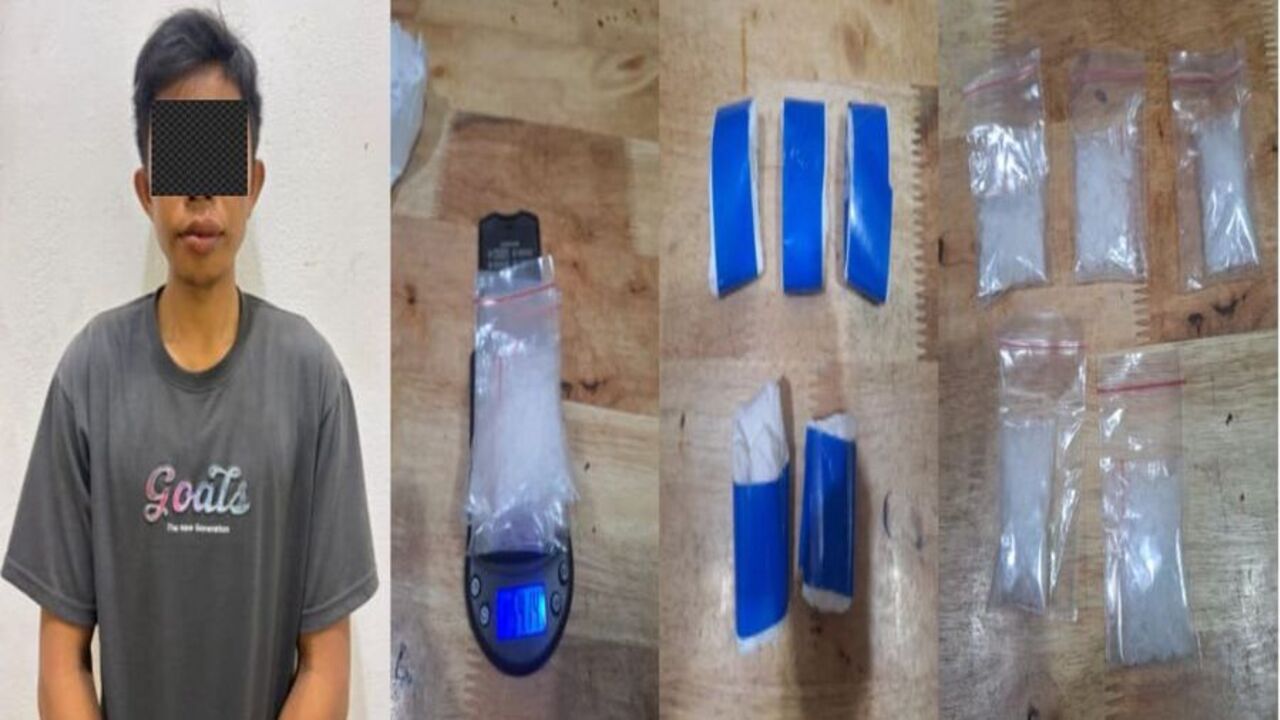 Kabur dari Polisi, Bandar Sabu 54 Gram Justru Tunjukkan Sendiri Lokasi Barang Bukti