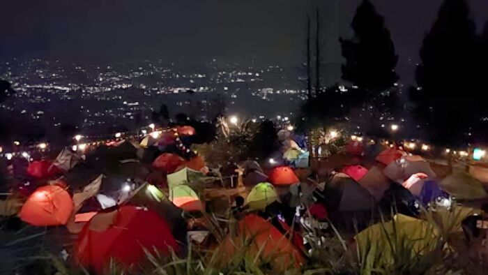Camping Ground Megamendung Puncak Bogor: City Lightnya Bikin Gak Mau Pulang