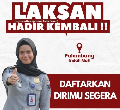 Buat Paspor Lebih Mudah, Kemenkumham Sumsel Buka Layanan di Palembang Indah Mall