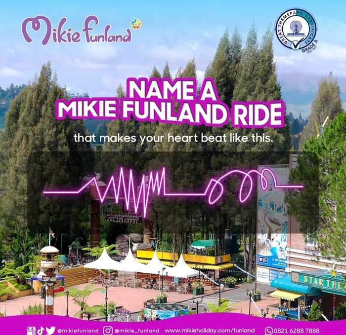 Destinasi Wisata Seru Keluarga Mikie Funland di Medan