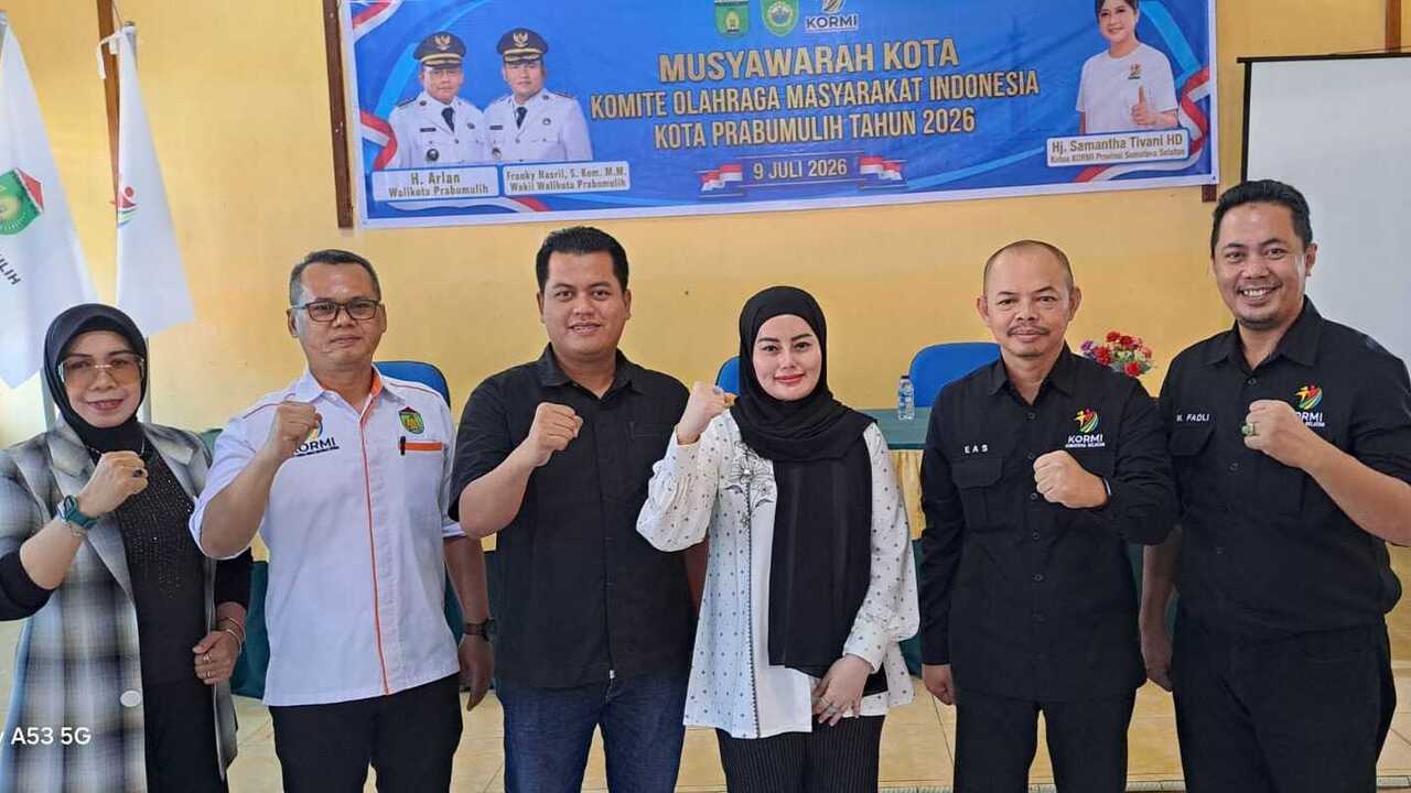 Puspita Sugiartie Terpilih Aklamasi Pimpin KORMI Prabumulih 2026-2030, Siap Majukan Olahraga Masyarakat