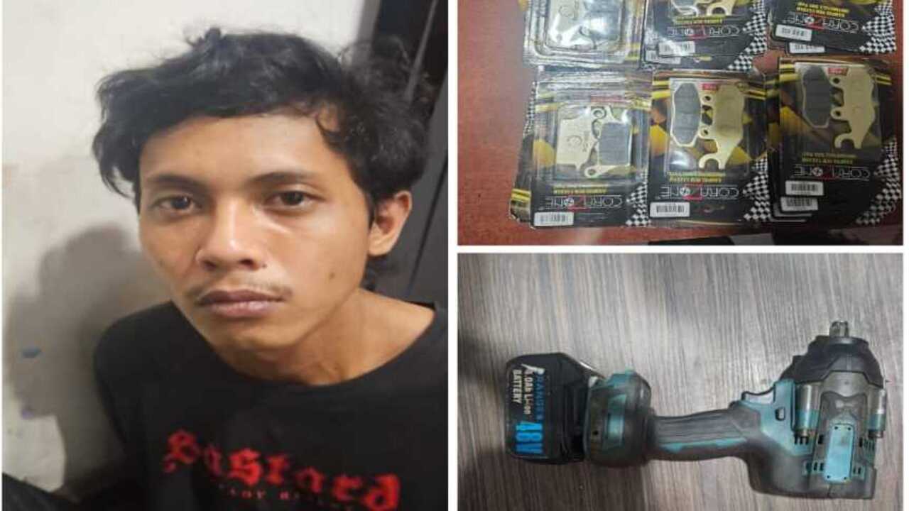 Bongkar Bengkel di Sekayu Pelaku Curat diamankan