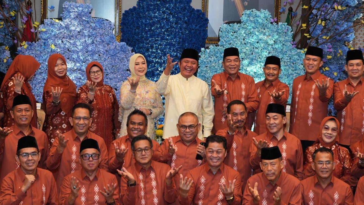 Momen Lebaran Penuh Makna! Herman Deru Satukan Kepala Daerah dan Warga Sumsel di Open House.