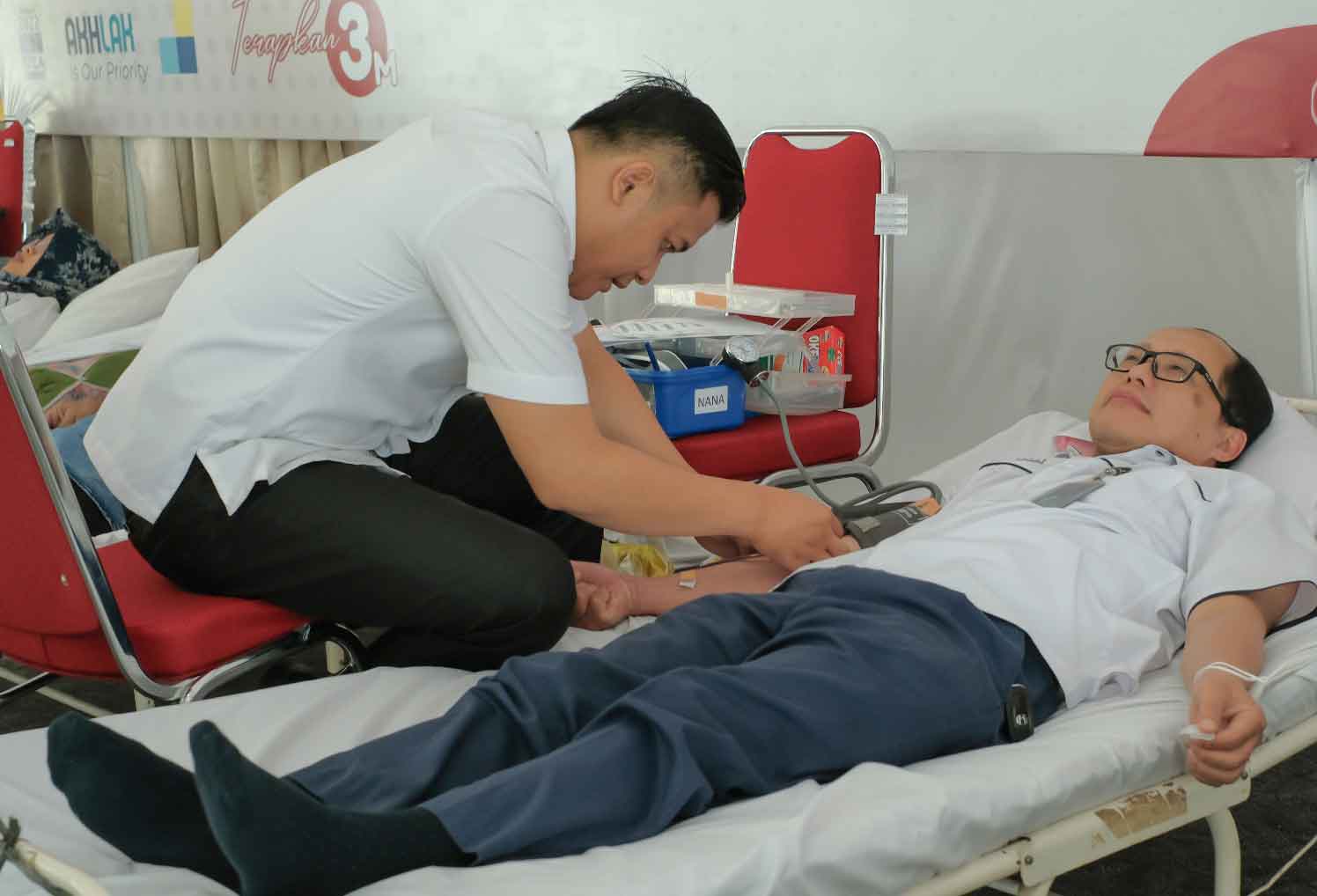Pusri Targetkan 300 Kantong Darah, dalam Kegiatan Baksos Donor Darah