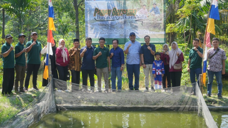 Transformasi PETI melalui Panen Bersama Budidaya Ikan Nila di Desa Tanjung Agung