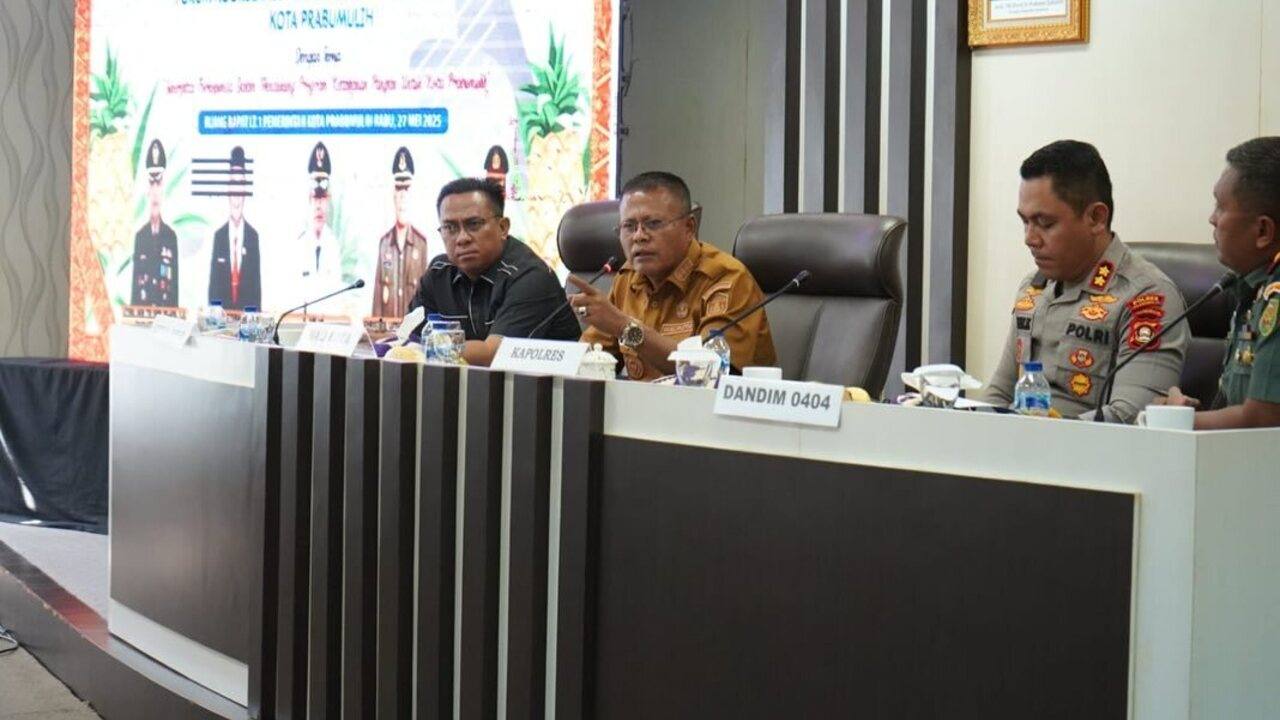 Pimpin Rakor Forkopimda, Walikota Prabumulih: Ketahanan Pangan Ini Menjadi Tanggung Jawab Bersama