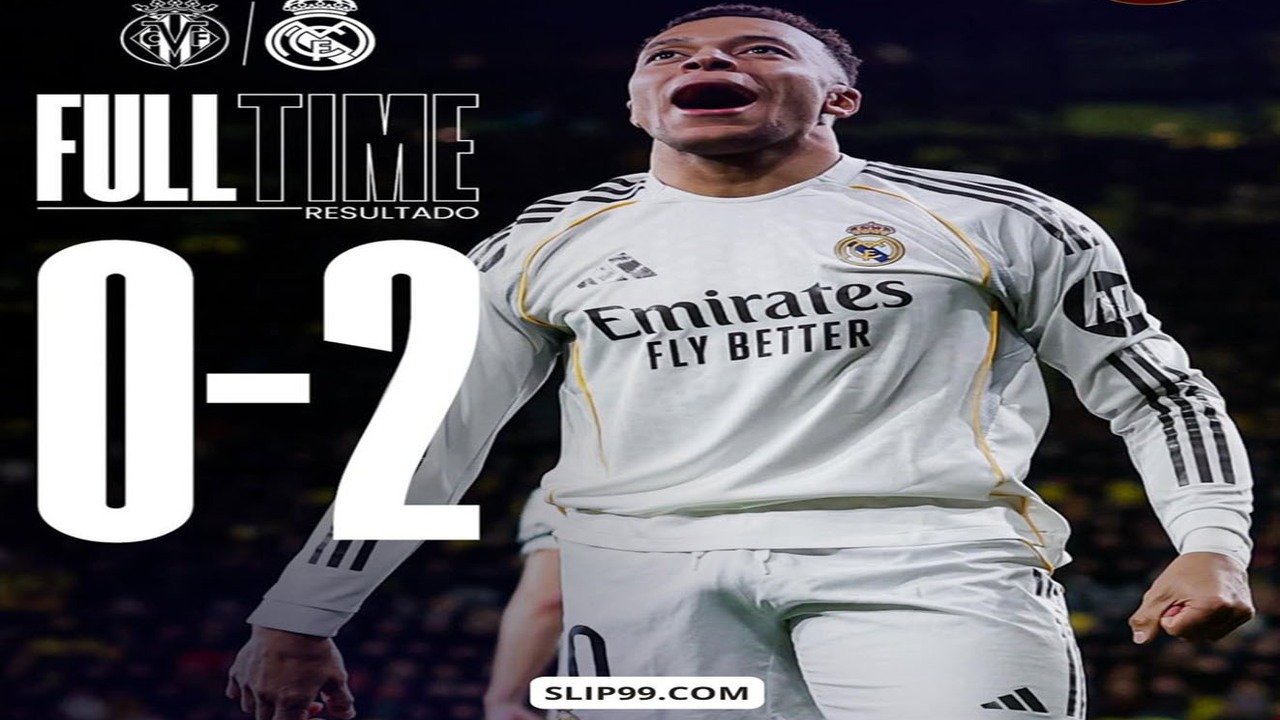 Hasil Real Madrid vs Villarreal: Real Madrid Menang 2-0 dan Naik ke Puncak Klasemen.