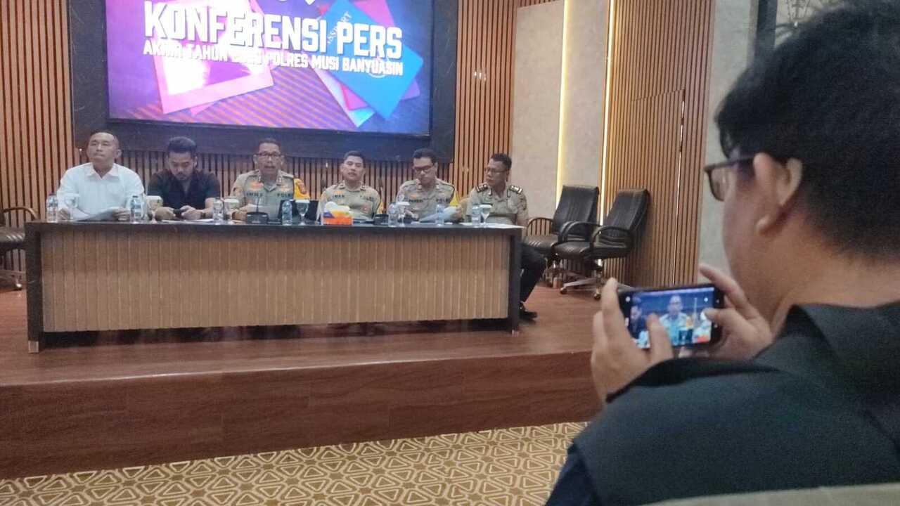 Rilis Akhir Tahun 2025, Polres Muba Tegaskan Situasi Kamtibmas Aman dan Kondusif