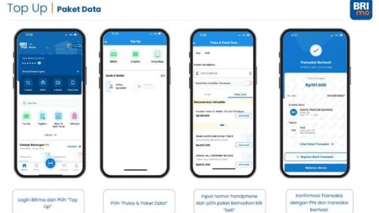 Memudahkan Kebutuhan Digital, Beli Paket Kuota Kini Lebih Praktis dengan BRImo      
