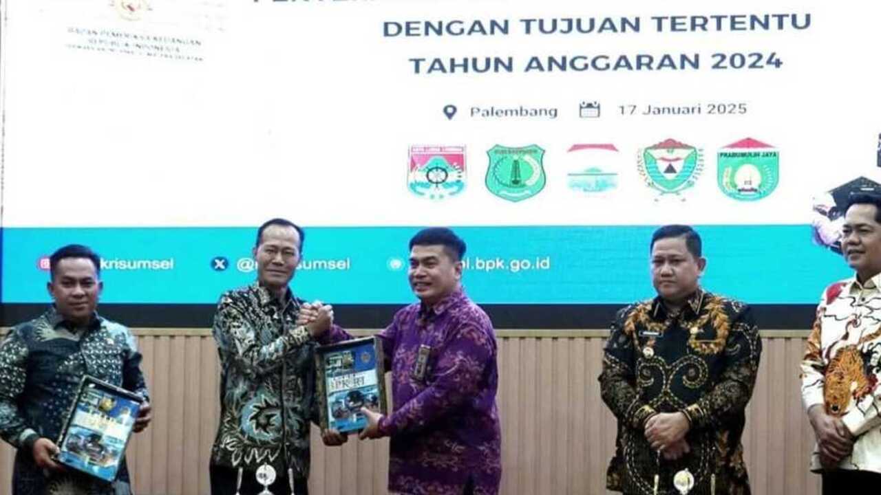 Terima LHP dari BPK, Pj Wako dan Ketua DPRD Prabumulih Kompak Akan Tingkatkan Efektivitas Pengelolaan Keuangan