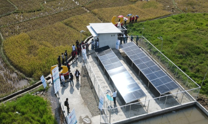 Perkuat Ketahanan Pangan, PTBA Hadirkan Dua PLTS Irigasi untuk Petani Muara Enim