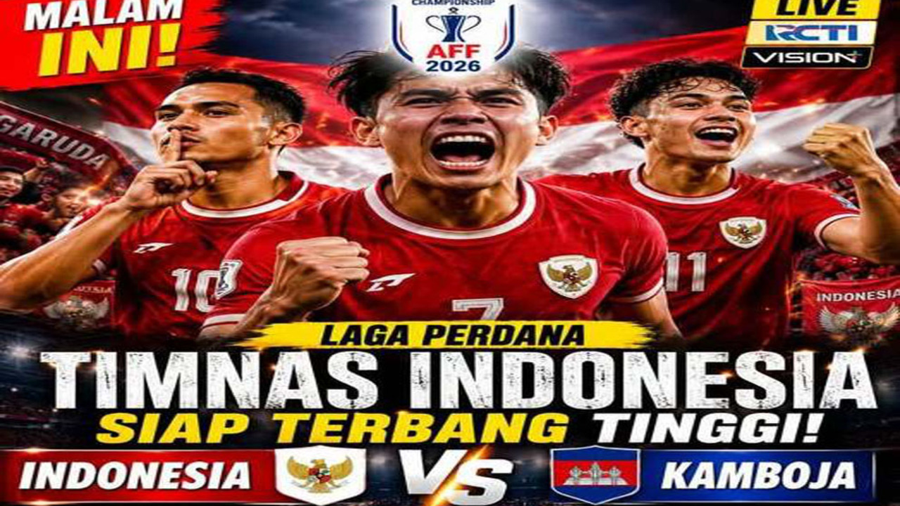 Jadwal Indonesia vs Kamboja Malam Ini! Misi Garuda Awali Piala AFF 2026. 