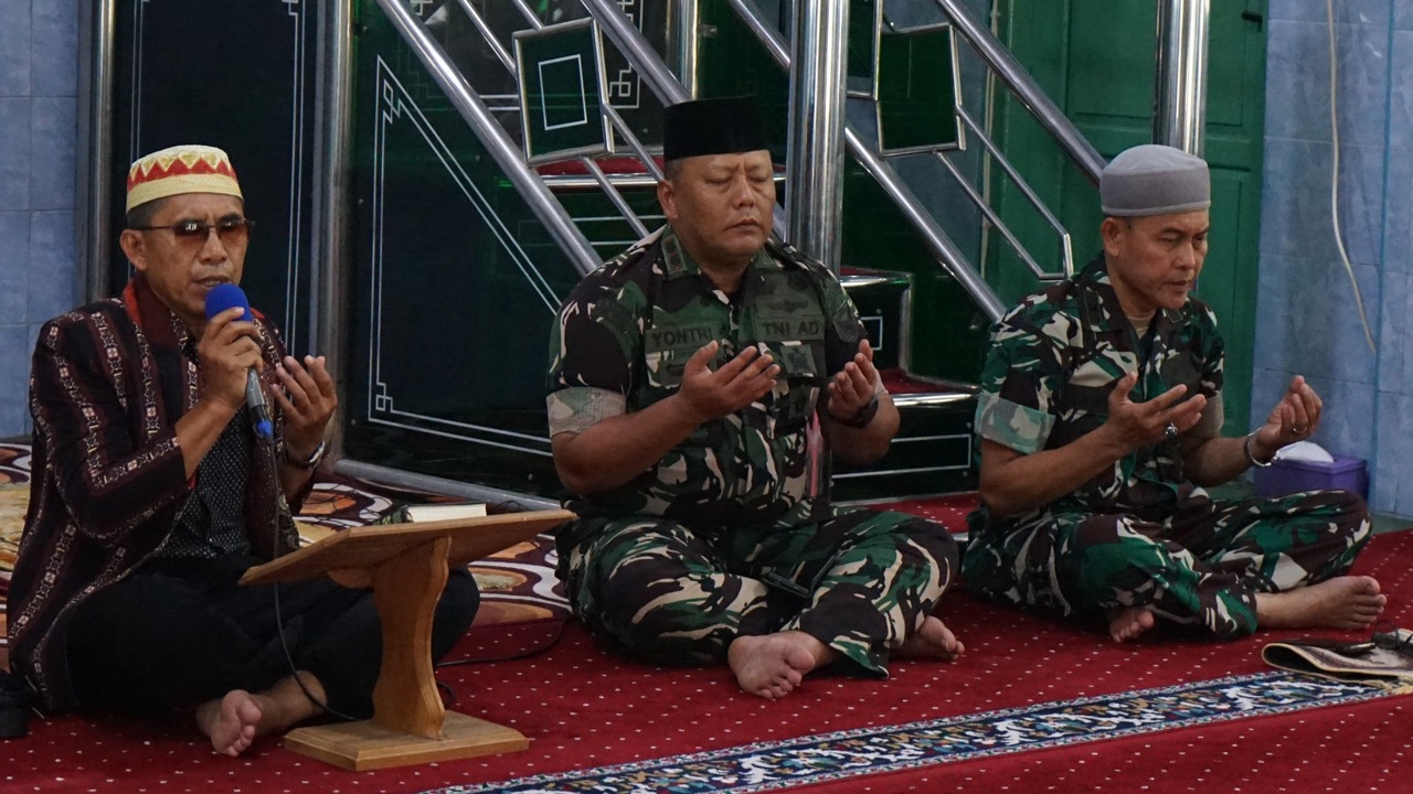 Do'a Bersama: Kodim 0402/OKI Peringati HUT TNI ke-80