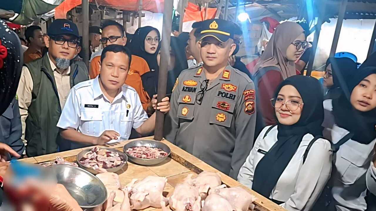 Pemkab OKU Sidak Pasar Tradisional Jelang Lebaran