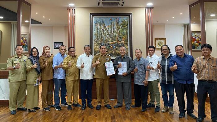 Bahas Pemekaran, Sumselbar Presedium Sumselbar Temui Walikota Lubuklinggau