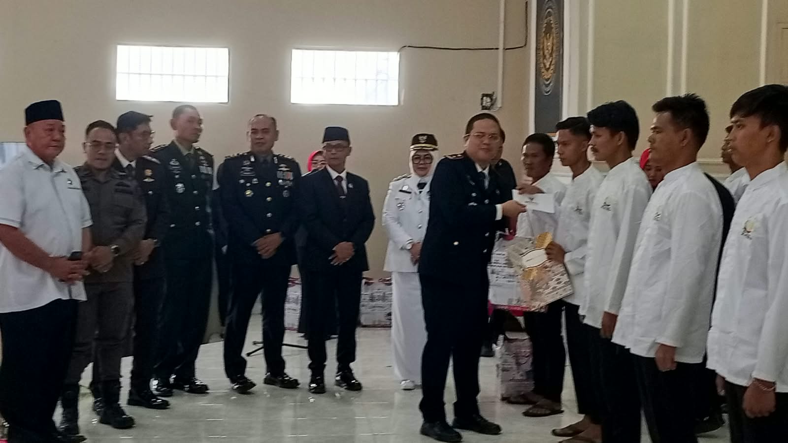 18 Warga Binaan Lapas Muara Enim Langsung Bebas