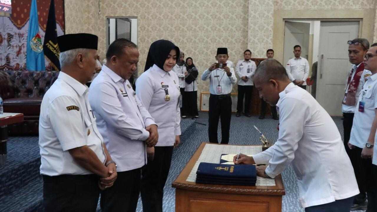 Kemenkum Sumsel Teken PKS dengan 5 OPD, Perkuat Perlindungan Aset Daerah