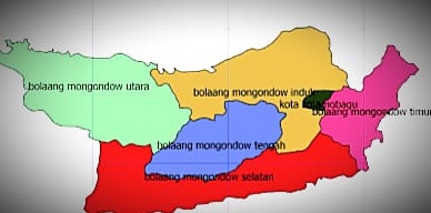 Pemekaran Wilayah Provinsi Sulawesi Utara Usul Provinsi Bolaang Mongondow Raya, 1 Kota dan 4 Kabupaten Gabung