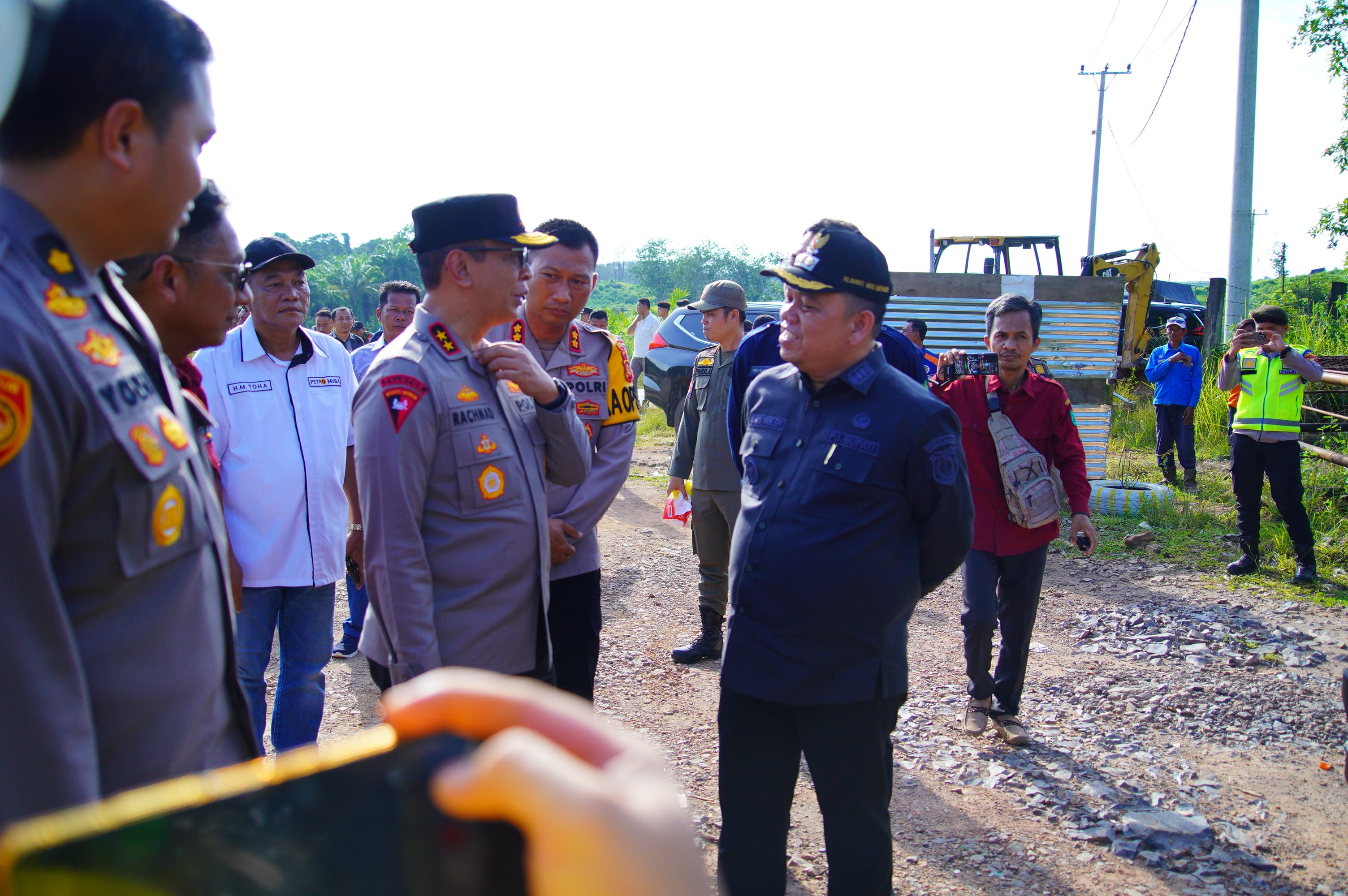 Datangi Muba, Kapolda Sumsel Komitmen Penegakan Hukum Penyalahgunaan Minyak Ilegal