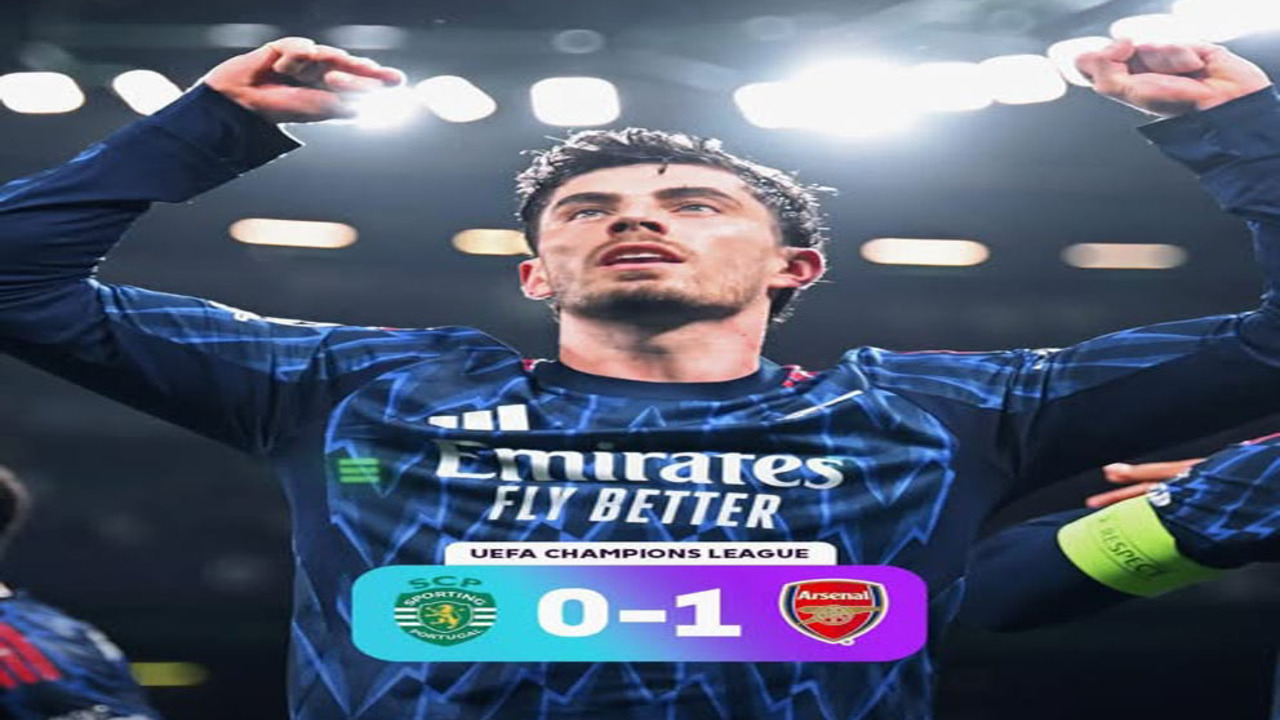 Hasil Liga Champions: Arsenal Bungkam Sporting 1-0.