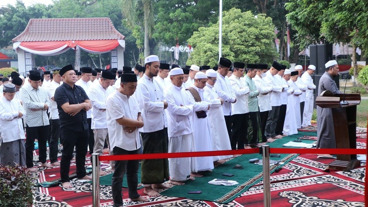 ISPU Palembang Masih Tinggi, Pemkot Gelar Sholat Istisqo