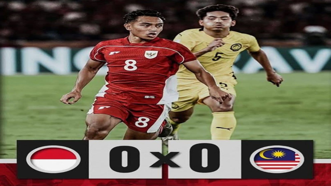 Hasil Indonesia vs Malaysia U23: Imbang 0-0, Garuda Muda Tetap ke Semifinal AFF U23 2025