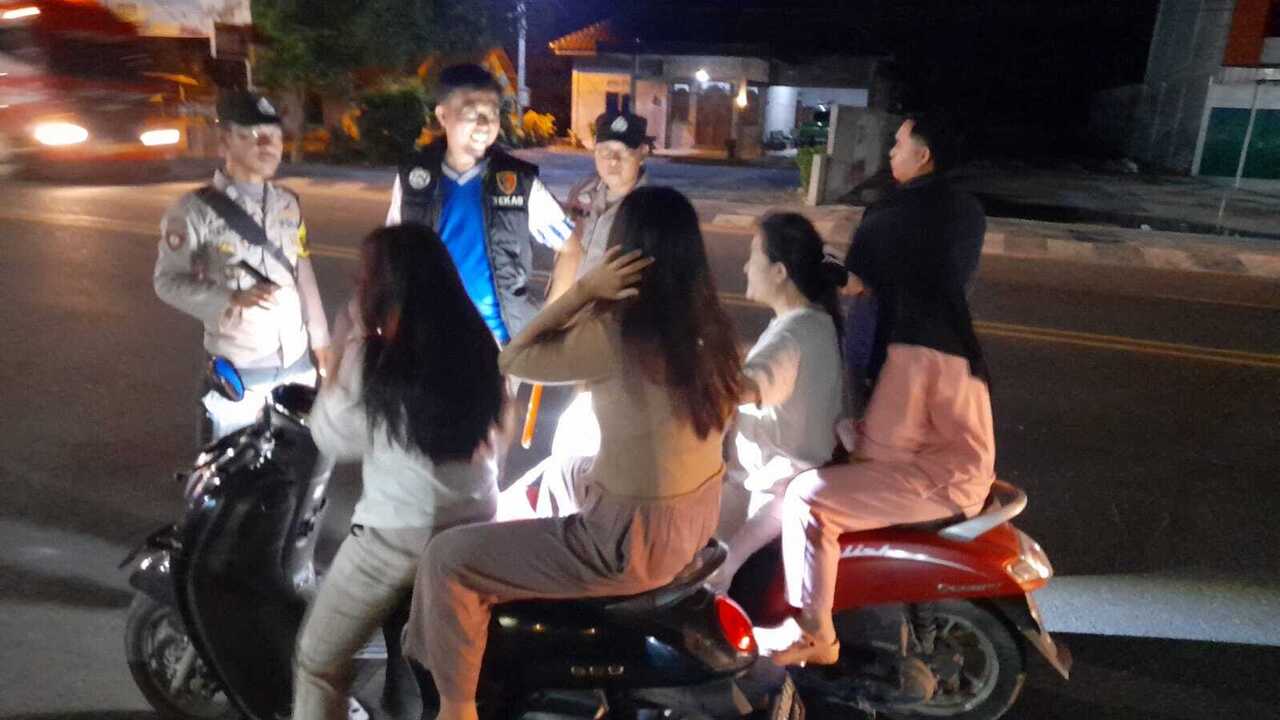 Tiga Polsek Jajaran Polres Ogan Ilir Gencarkan Razia Malam Hari, Ini Hasilnya