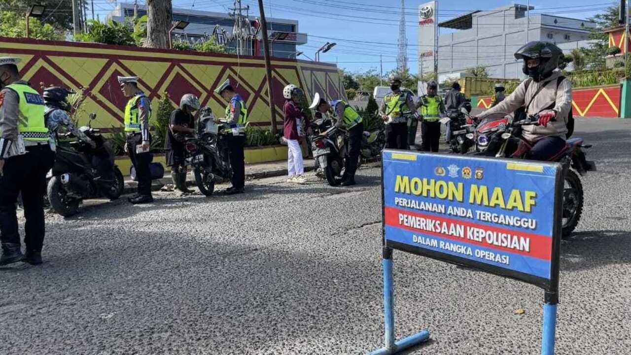 Pelanggar Didominasi Pengendara Tanpa SIM dan STNK Mati
