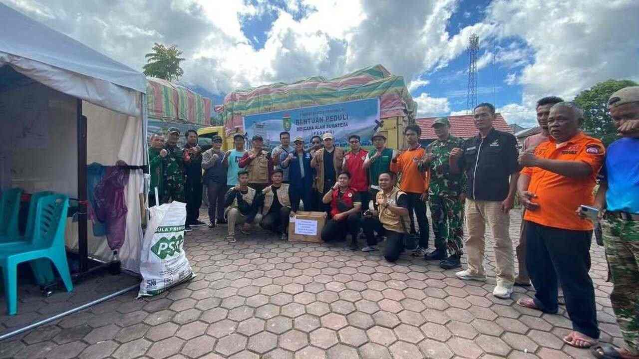 Bantuan Kemanusiaan Pemkot Prabumulih Tiba di Agam