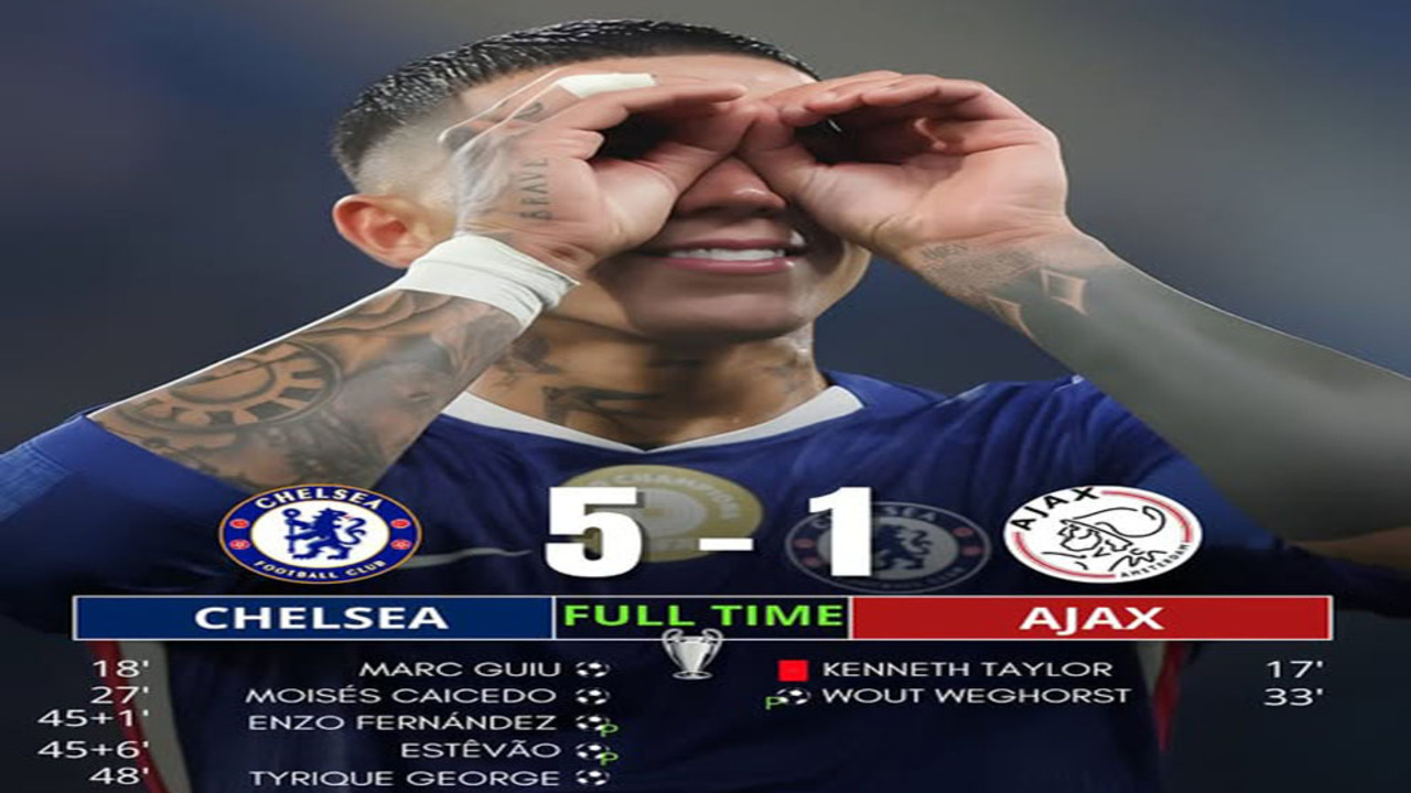 Hasil Liga Champions Eropa: Chelsea 5-1 Ajax, The Blues Pesta Gol