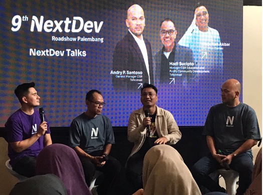 NextDev Local Hero Roadshow Palembang: Telkomsel Dorong Pertumbuhan Startup Berkelanjutan