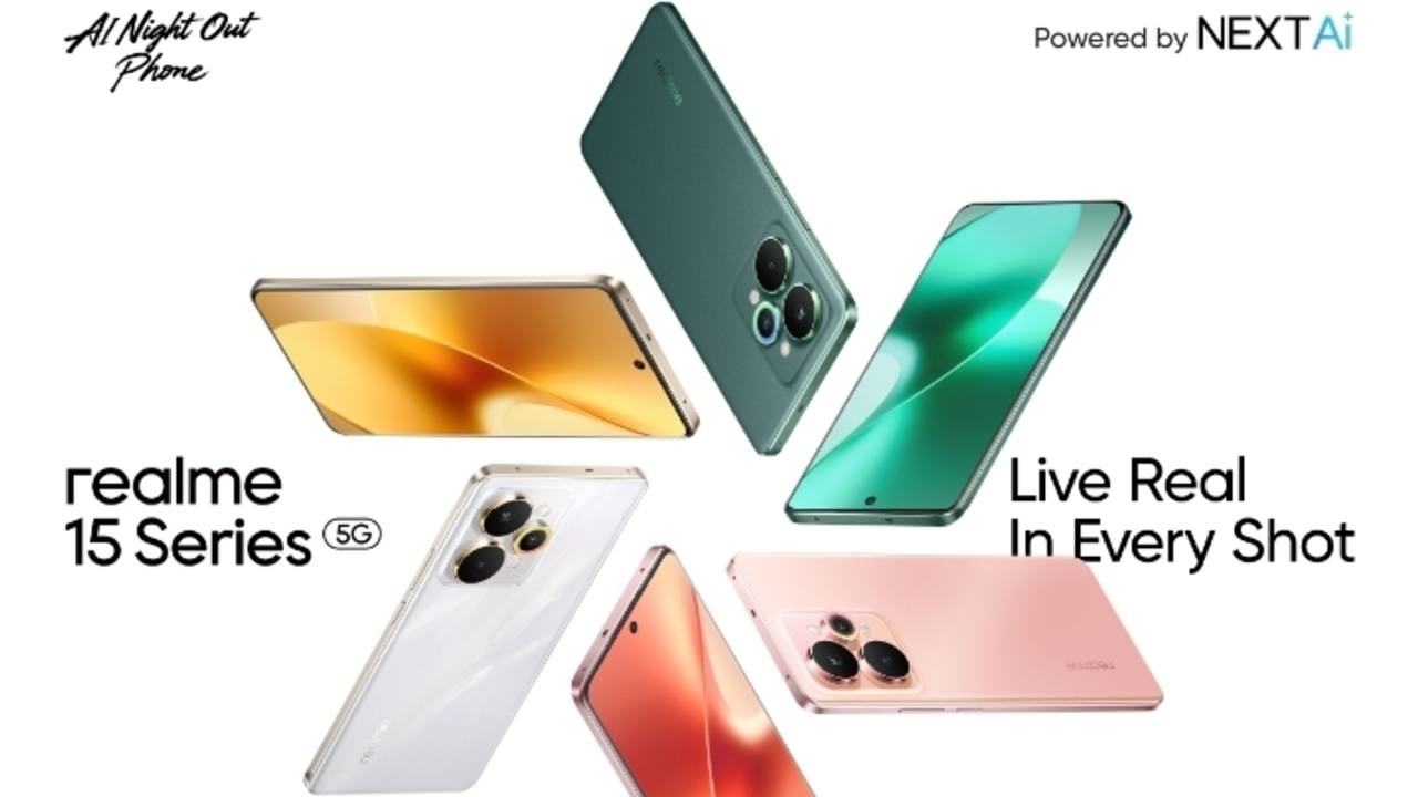 Realme 15 Series 5G dengan tema 