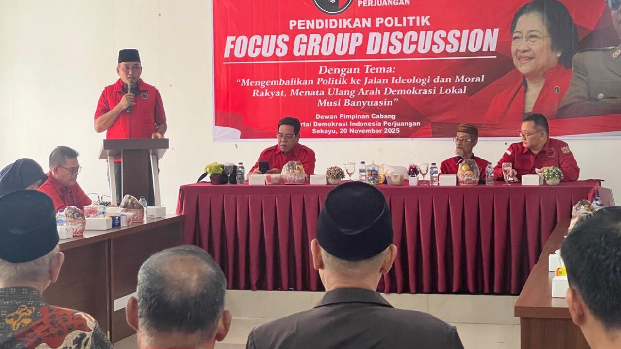 DPC PDIP Muba Rumuskan Arah Perjuangan Baru Lewat FGD, Fokus Benahi Demokrasi Lokal