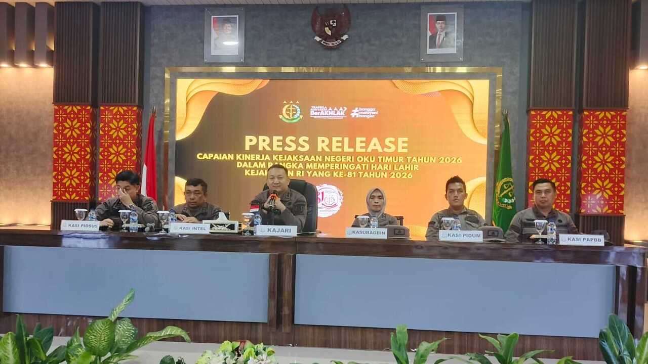 ‎2 Perkara Pidsus Dipastikan Terus Berjalan, Ini Sejumlah Pencapaian Kejari OKUT