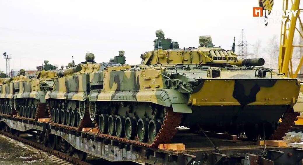 Tingkatkan Kekuatan Militernya di Ukraina Angkatan Darat Rusia Terima Suplai Tambahan IFV BMP-3 