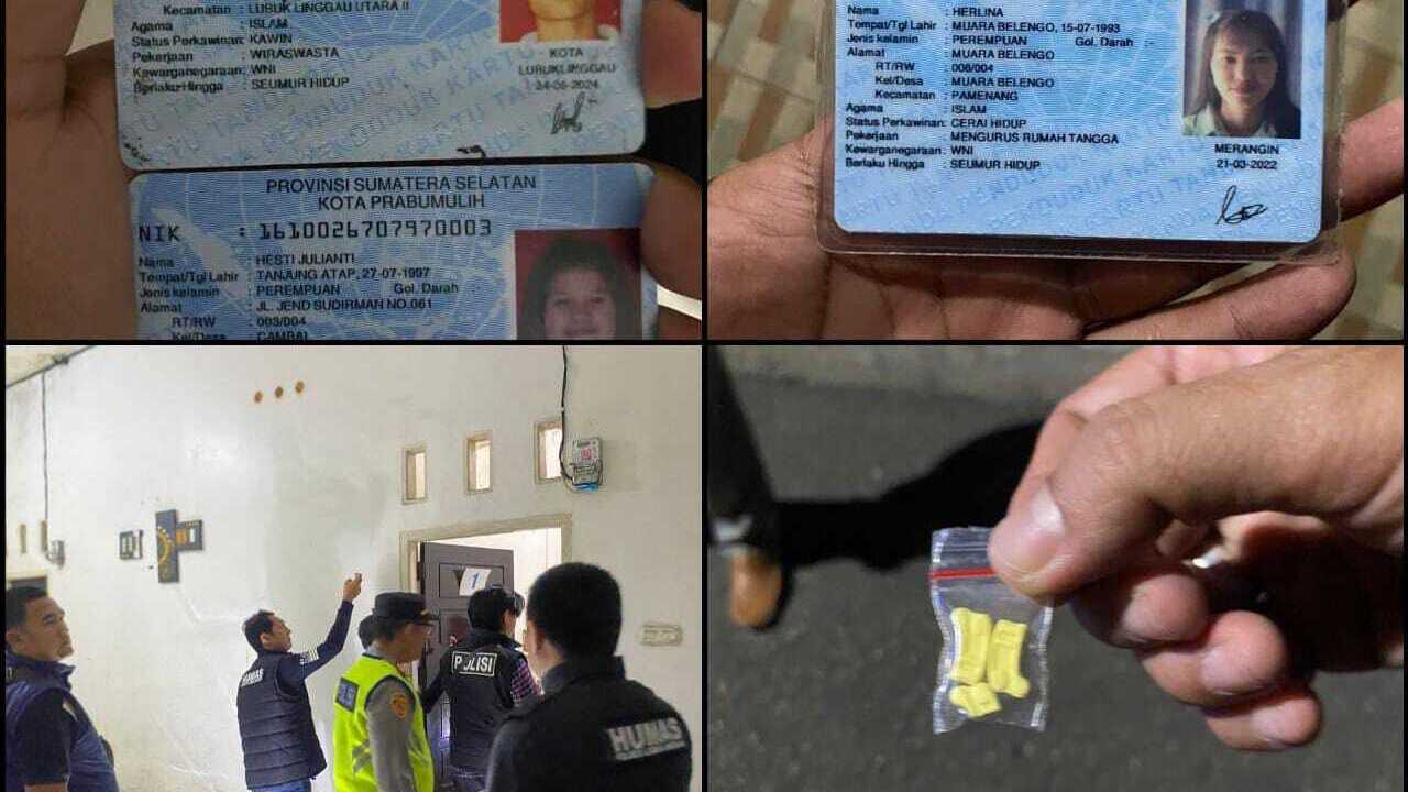 Tiga ASN Terjaring Razia Gabungan Polres Lubuklinggau, Kedapatan Ngamar dengan Pasangan Tidak Sah