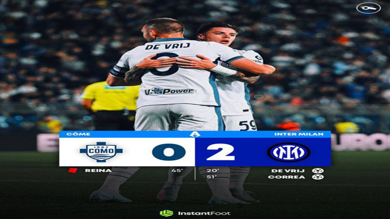 Liga Serie A: Inter Menang 2-0 atas Como, Tapi Gelar Scudetto Milik Napoli