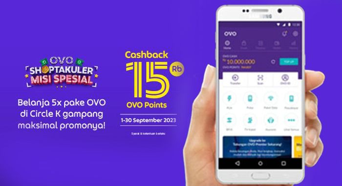 Mengawali September 2023, Nikmati Promo Spesial OVO : Cashback 15.000 ...