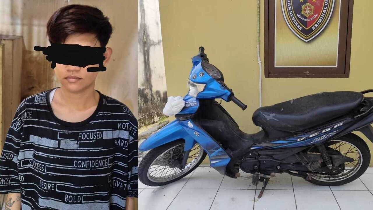 Curi Yamaha Vega Milik Bibi Sendiri, Perempuan Muda di Prabumulih Diciduk Tim URC WESTER 838