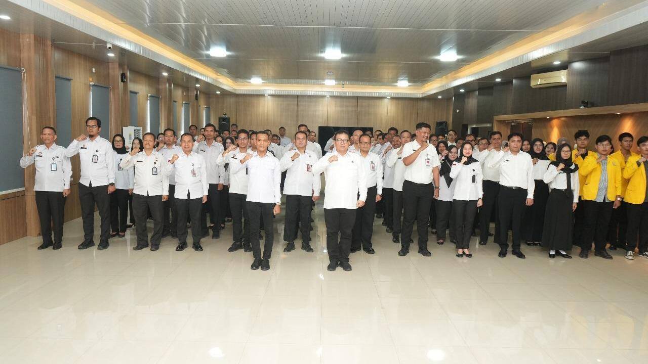 Kemenkum Sumsel Ikuti Upacara Hari Lahir Pancasila 2025, Kakanwil: Jadikan Nilai Pancasila Pedoman Hidup Berba