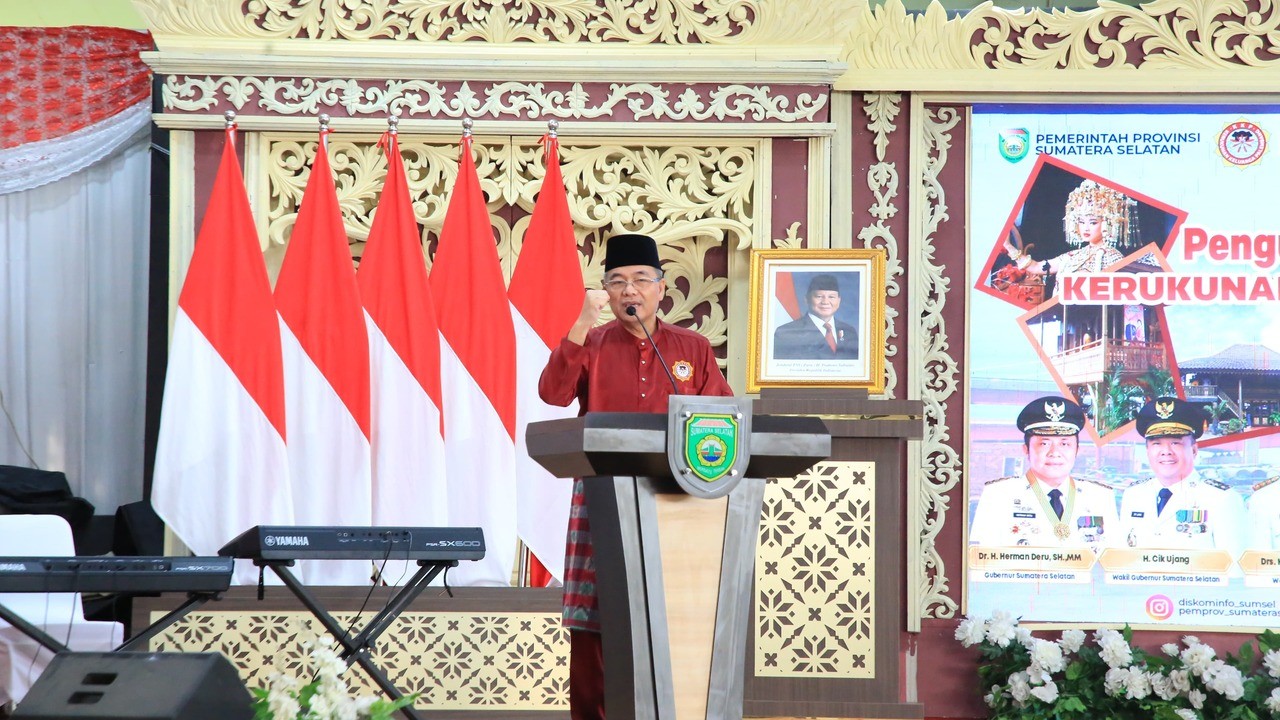 Kukuhkan Pengurus KKP, Herman Deru Dorong Pelestarian Budaya Palembang untuk Generasi Muda