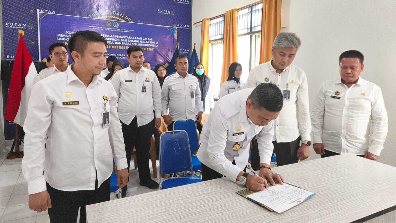 Rutan Kelas IIB Baturaja Tegaskan Komitmen Bersama Berantas Narkoba