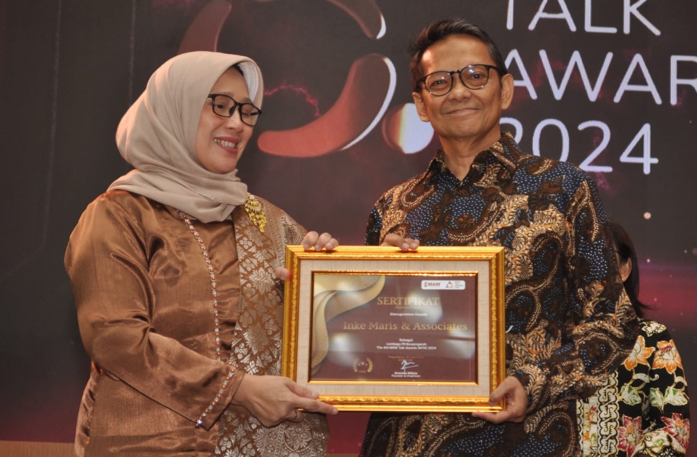 IM & A Raih Penghargaan MAW Talk Awards 2024 sebagai Perusahaan PR Paling Berpengaruh di Indonesia