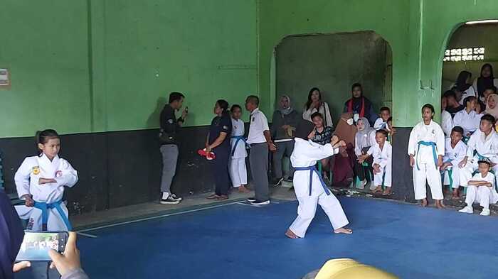 Ratusan Karateka Berlaga di O2SN Tingkat SD-SMP se Kota Prabumulih