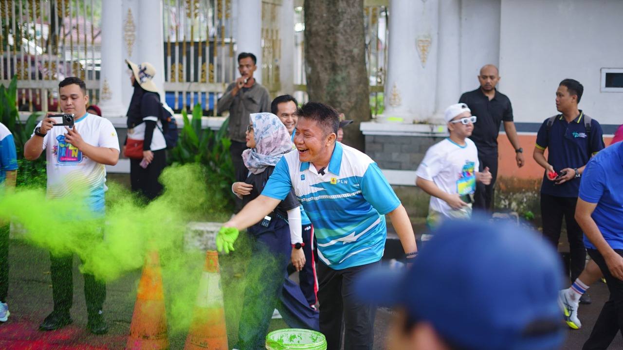 Gubernur Herman Deru Apresiasi PLN Mobile Color Run 2025, Dorong UMKM dan Gaya Hidup Sehat