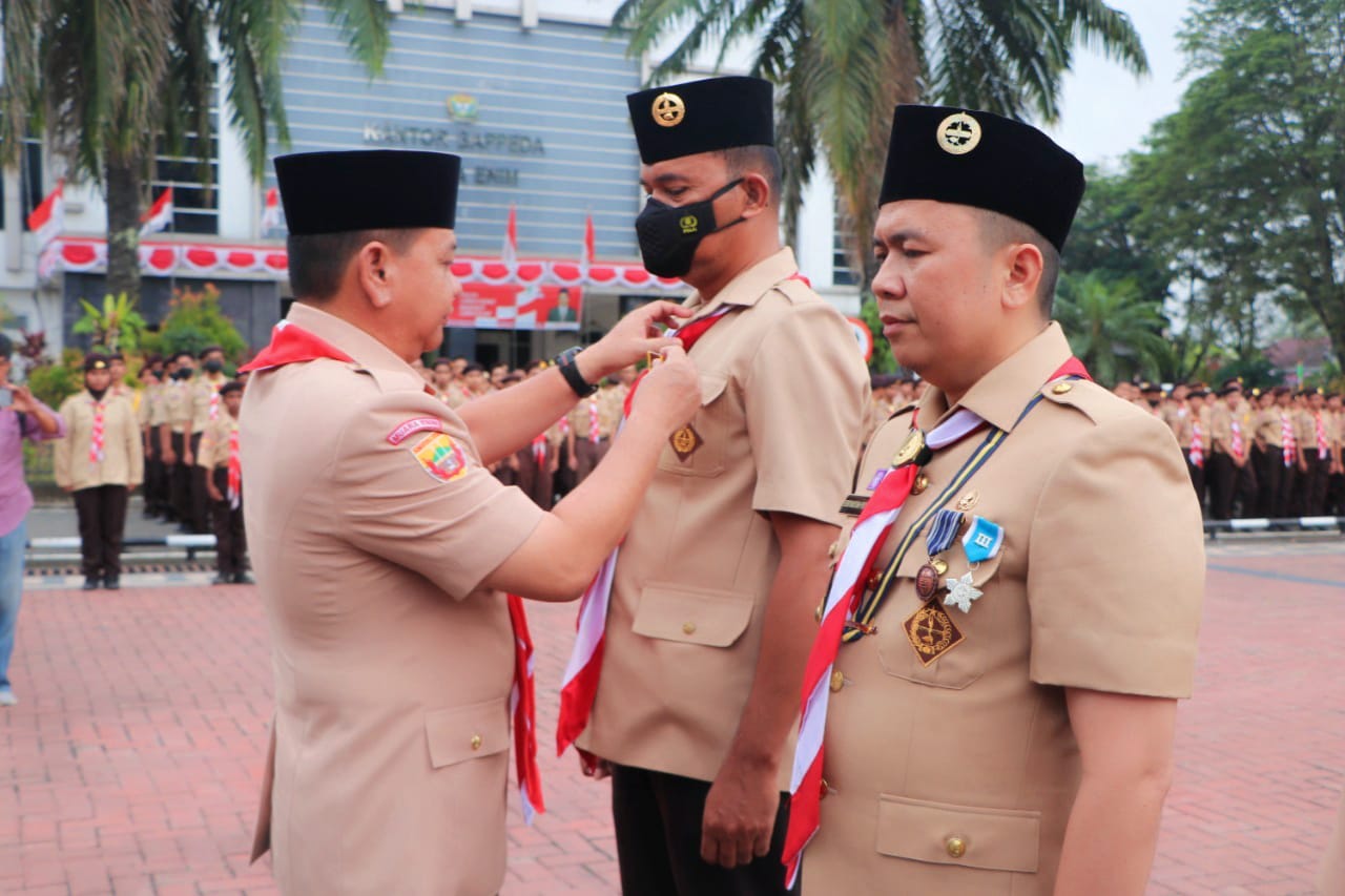 Kurniawan Ajak Anggota Pramuka Semangat Belajar