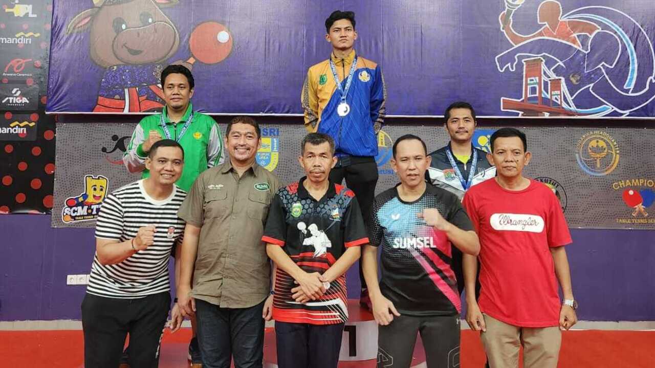 Avicena Bawa Muba Harumkan Nama di Porprov Korpri 2025, Sabet Juara  Tunggal Putra Tenis Meja